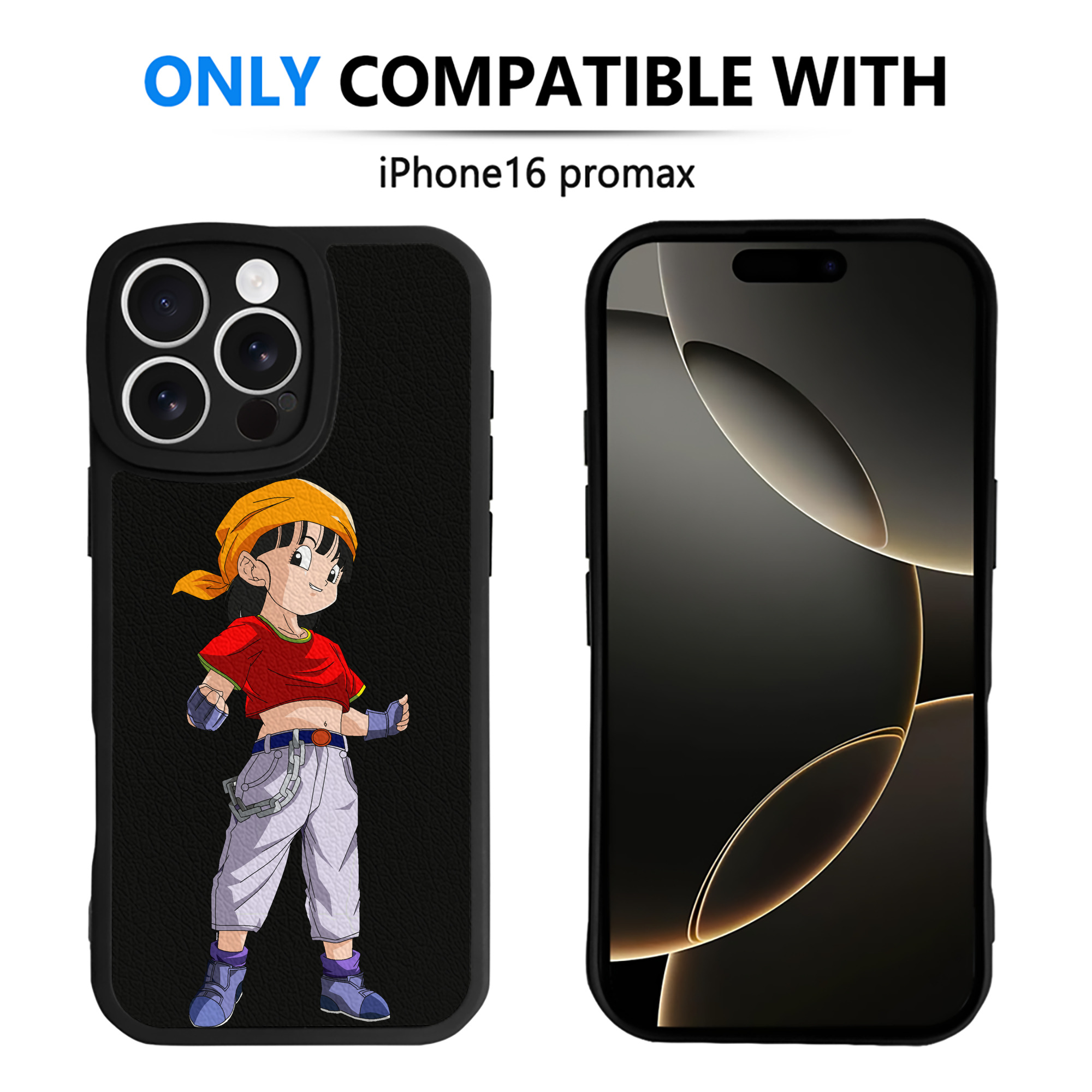 （画像用） ドラゴンボール パン DRAGON BALL Pan 【iPhone 16シリーズ対応】シリコンスマホケース（レザー調） 材質：シリコン